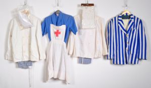 UNIFORM AND FANCY DRESS - A COLLECTION OF FOUR ASSORTED UNIFORM FANCY DRESS COSTUMES.