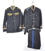 UNIFORMS & FANCY DRESS - A PAIR OF BANDSMAN UNIFORM JACKETS TO INCLUDE A WATCHET TOWN JACKET.