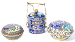 COLLECTION OF ORIENTAL EARLY 20TH CENTURY CLOISONNE