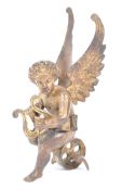 VICTORIAN 19TH CENTURY GILT ORMOLU CHERUB / PUTTI