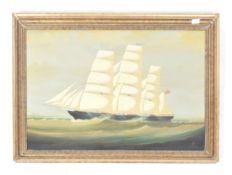 19TH CENTURY OIL PAINTING OF THE CUTTY SARK