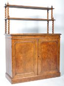 VICTORIAN 19TH CENTURY BURR WALNUT CHIFFONIER
