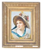 FERD WAGNER - VICTORIAN STYLE OIL PAINTING PORTRAIT