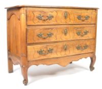 18TH CENTURY FRENCH FRUITWOOD COMMODE CHEST OF DRAWERS