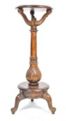 FINE QUALITY 19TH CENTURY MAHOGANY TORCHERE STAND