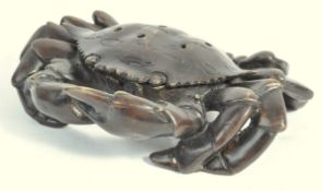 19TH CENTURY JAPANESE MEIJI PERIOD CRAB INCE