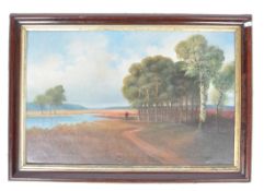 KLEINITZ - 19TH CENTURY - LARGE OIL ON CANVAS PAINTING