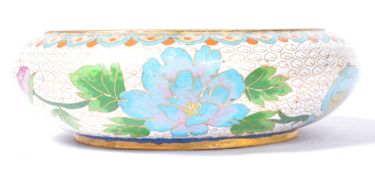 19TH CENTURY CHINESE CLOISONNE PRAYER BOWL