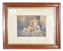 JOHN CHARLTON (1849-1917) ENGLISH SCHOOL HUNTING DOGS