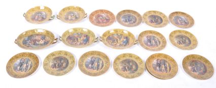 EXTENSIVE COLLECTION OF ENGLISH ANTIQUE PRATTWARE