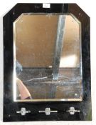 A good 20th Century Art Deco toilet mirror having