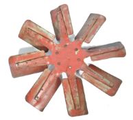 20TH CENTURY CAST METAL INDUSTRIAL TURBINE FAN