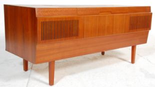 A retro mid century teak wood sideboard stereogram