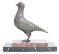 WWII MESSENGER PIGEON BRONZED MEMORIAL STATUE