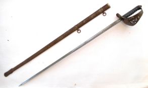 WWI QUEEN VICTORIA 1897 PATTERN BRITISH INFANTRY SWORD