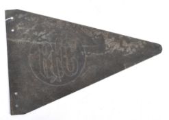 RARE WWI FIRST WORLD WAR RFC FLYING CORPS METAL FLAG
