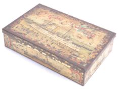 RARE 19TH CENTURY DUTCH OUR NAVY CIGAR TIN