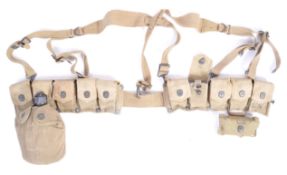 WWII SECOND WORLD WAR US ARMY COMPLETE SET OF WEBBING