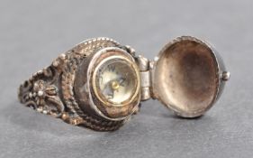 WWII MI9 ESCAPE & EVADE COLLECTION - RARE ' SECRET ' RING WITH COMPASS
