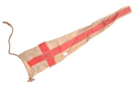 ORIGINAL WWII LINEN CAR PENNANT FLAG - 8TH ARMY ITALY