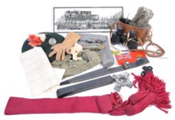 COLLECTION OF ASSORTED MILITARY ITEMS - WW2 ETC