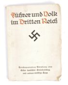 PRE WWII ' FUHRER UND VOLK IM DRITTEN REICH ' CIGARETTE CARD ALBUM