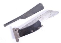 RARE WWII BRITISH ARMY COMMANDO SURVIVAL FOLDING MACHETE