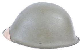 ORIGINAL WWII BRITISH MK1V STEEL TURTLE HELMET