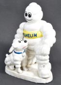 MICHELIN TYRES BIBENDUM AND DOG CAST IRON FIGURE