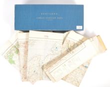 RARE WWII COMPLETE SET OF GERMAN INVASION MAPS OF SCOTLAND