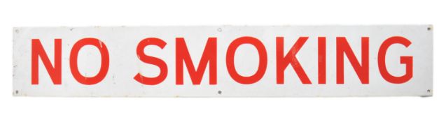 VINTAGE WWII ' NO SMOKING ' ENAMEL SIGN FROM RAF DEBDEN
