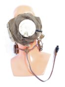 INCREDIBLY RARE ORIGINAL WWII RAF TYPE D FLYING HELMET OXYGEN MASK