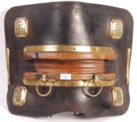 ANTIQUE HS& CO LTD BRASS AND LEATHER HORSE PACK SA