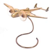 WWII SECOND WORLD WAR BRASS STATUE OF A HANDLEY PAGE HAMPDEN