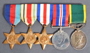 WWII SECOND WORLD WAR MEDAL GROUP - SOMERSET LIGHT INFANTRY