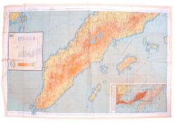 MI9 ESCAPE & EVADE COLLECTION - WWII SILK ESCAPE MAP OF SIAM