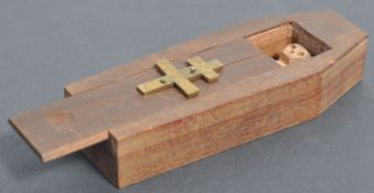 RARE WWII FREE FRANCE RESISTANCE COLLABORATOR'S 'DEATH COFFIN'