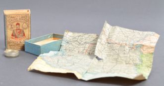 WWII MI9 ESCAPE & EVADE COLLECTION - MATCHBOX WITH CONCEALED MAP SOE