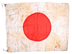 RARE ORIGINAL WWII JAPANESE SURRENDER FLAG FROM HONG KONG AUGUST 1945