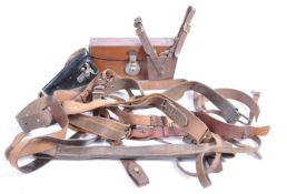 COLLECTION OF WWI FIRST WORLD WAR BRITISH ARMY WEBBING - CAPTAIN