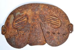 RARE WWI FIRST WORLD WAR BRITISH TANK MASK RELIC - DATED 1916