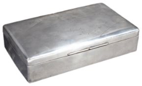 RARE HALLMARKED SILVER CAMEL CORPS CIGAR BOX TO A COLONIAL ADMINISTRATOR