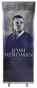 MONOPOLY EVENTS - AUTOGRAPHED BANNER - JOSH HERDMAN
