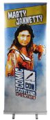 MONOPOLY EVENTS - AUTOGRAPHED BANNER - MARTY JANNETTY