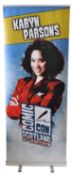 MONOPOLY EVENTS - AUTOGRAPHED BANNER - KARYN PARSONS