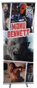 MONOPOLY EVENTS - AUTOGRAPHED BANNER - MANU BENNETT