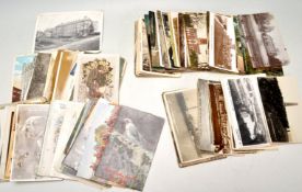 A good collection of vintage postcards, mostly photographic examples with some of Bristol, war