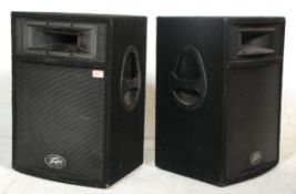Hi - Fi - DJ Equipment - A pair of Peavey Professional ST-12 stage speakers. Number OLGE1313. Each