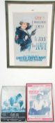 A collection of 3 vintage style American posters to include A US Navy recruitment poster 