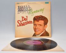 A vinyl long play LP record album by Del Shannon – Runaway – Original London 1st U.K. Press – HA-X